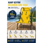 KATLANABİLİR / TAŞINABİLİR ŞEZLONG SARI