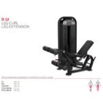 DIESEL FITNESS LEG CURL / LEG EXTENSION DUAL MACHINE - Görsel 2