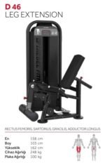 DIESEL FITNESS LEG EXTENSION/SYH - Görsel 2