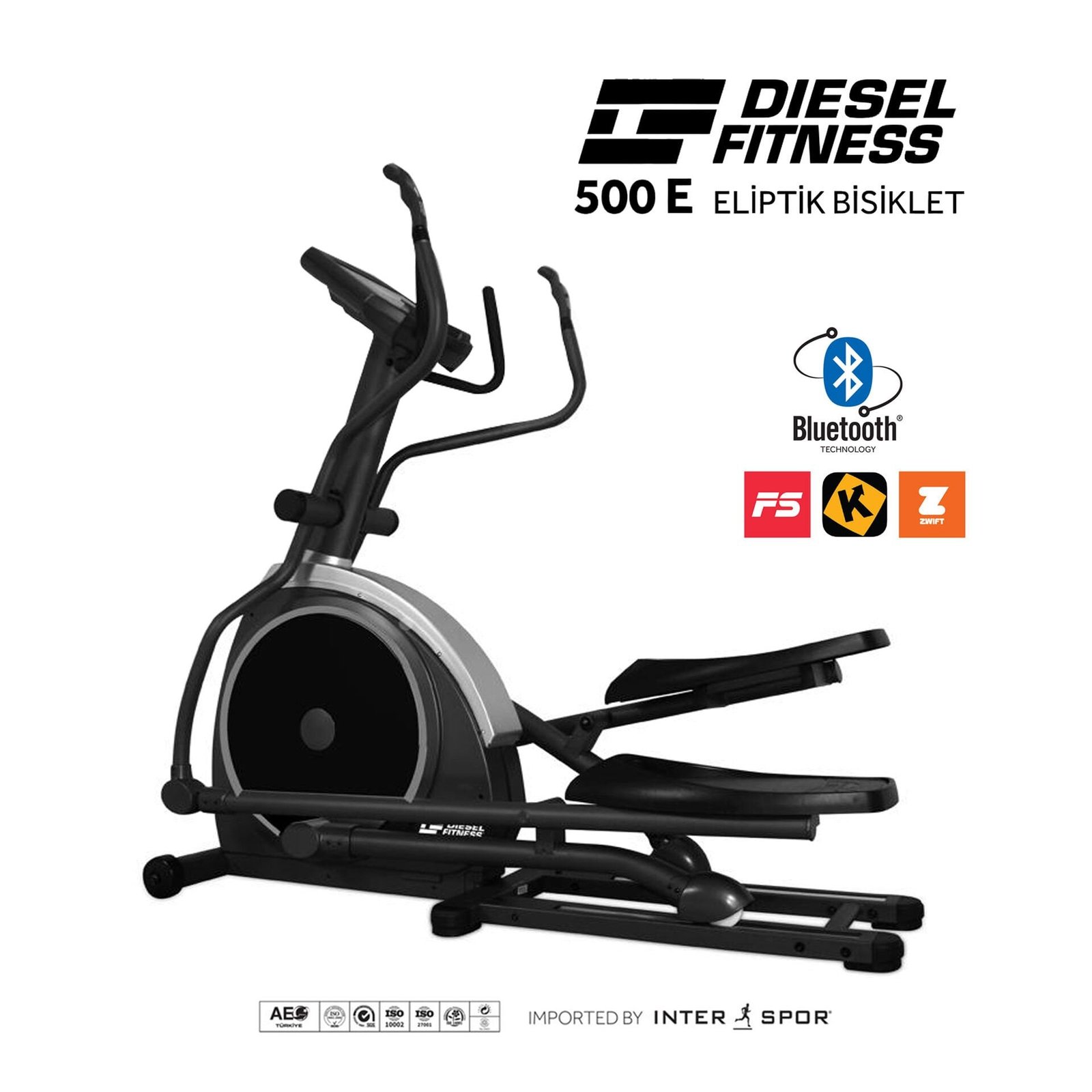 diesel-fitness-500e-eliptik-bisiklet DIESEL FITNESS 500E ELİPTİK BİSİKLET - Görsel 1