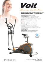 D80 BRONZE COLLECTION SELELİ ELİPTİK BİSİKLET/V2 - Görsel 2